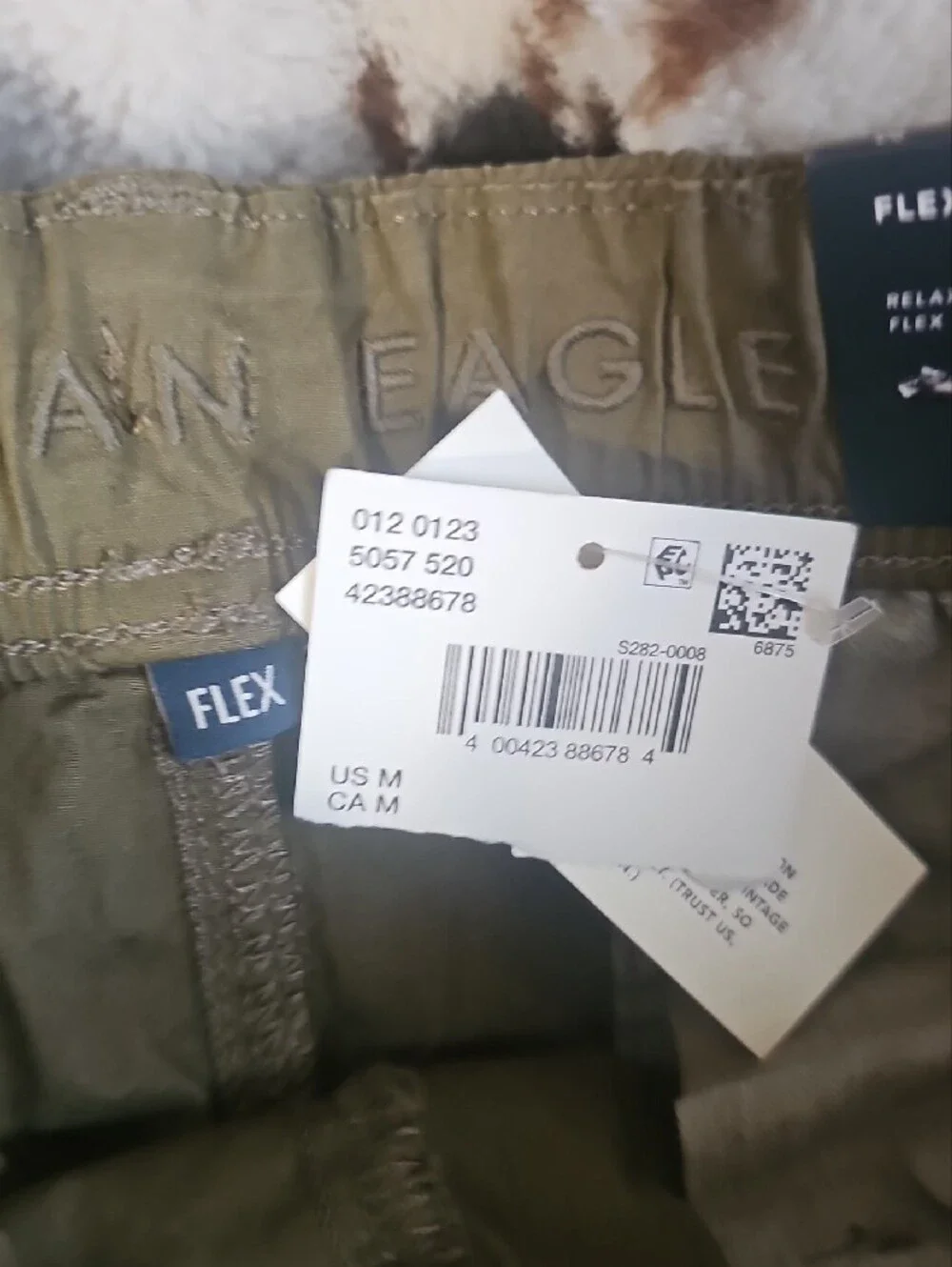 American Eagle Outfitters Olive Green Cargo Pants - Men's Drawstring Utility